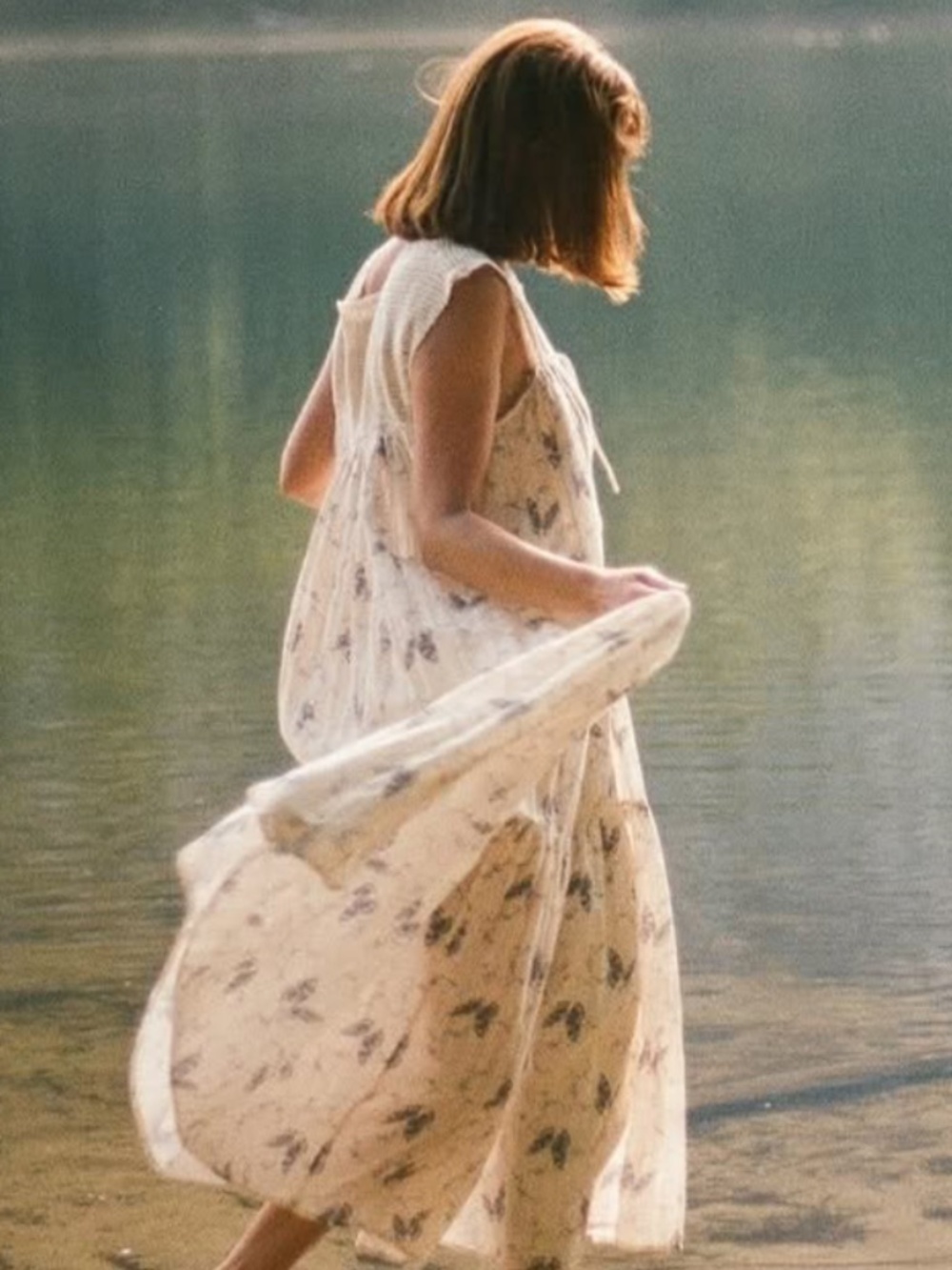 Marisol Dress Gossamer Butterfly (S) Christy Dawn - Picture 9 of 10